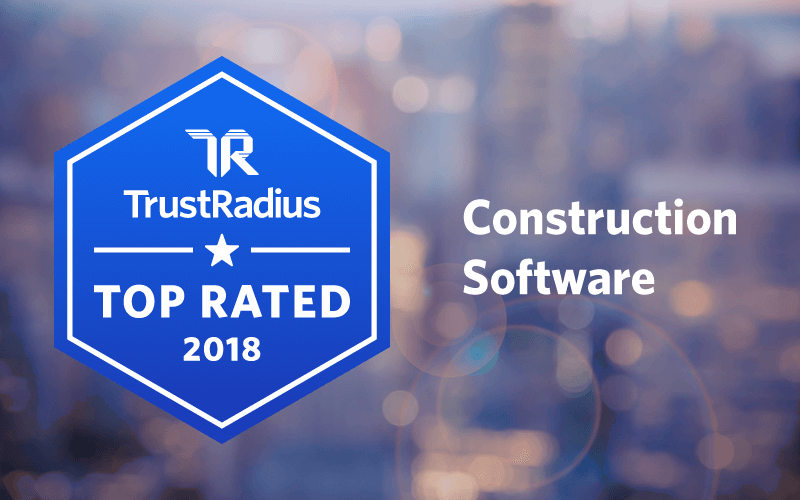 Top Rated Construction Software Award