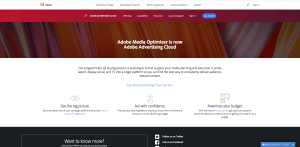 Adobe Media Optimizer Homepage