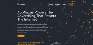 AppNexus homepage