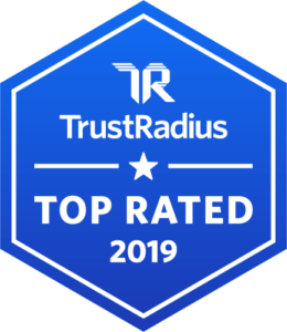 trustradius top rated badge