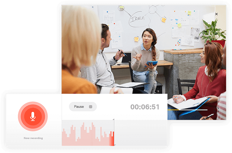 Meeting recording concept for webinars from Cisco Webex Events