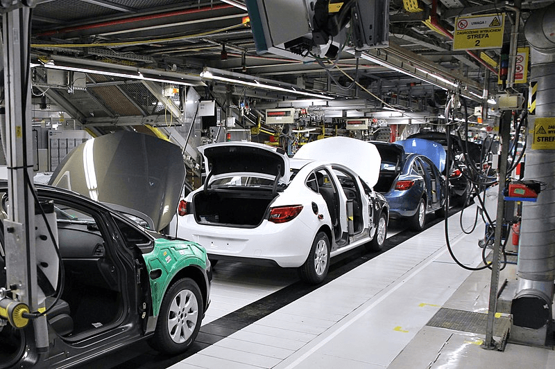 Car factory assembly line